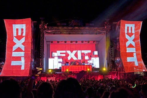 The Exit Festival, in Novi Sad Serbia